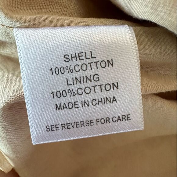 Lucy Paris Kinsey Pink Cream 100% Cotton Ankle Pants Women’s Small - Picture 11 of 11